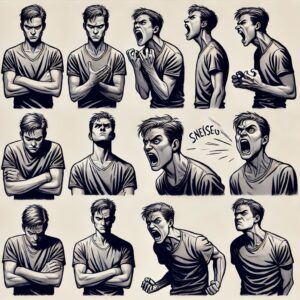 لغة الجسد في الغضب و الانفعال